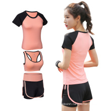 Custom Women Gym Set Fitness Yoga Wear Running Workout Sportswear Set Waterproof Plaid OEM Service Adults Plus Size